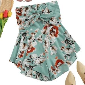 SweatyRocks Floral Romper